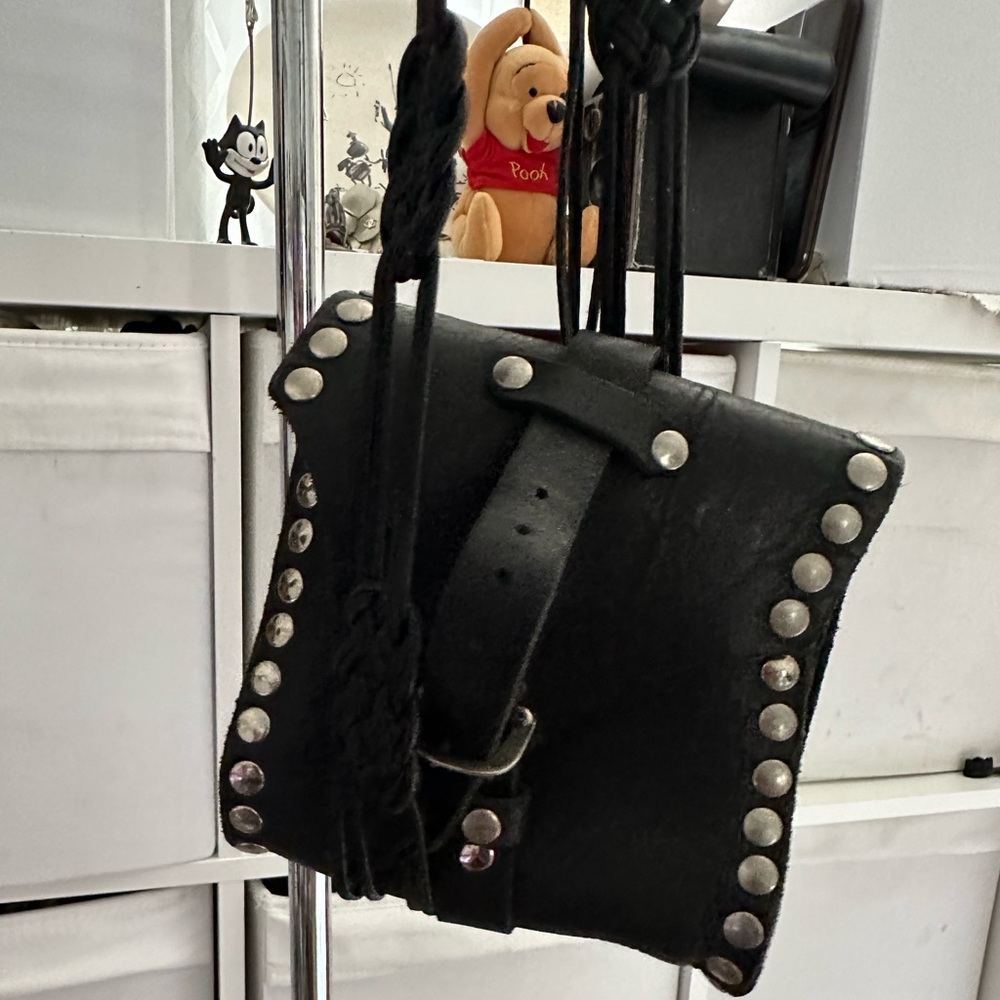 Waist leather bag
